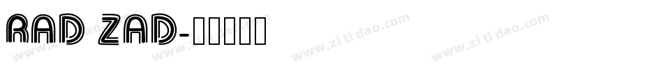 Rad Zad字体转换